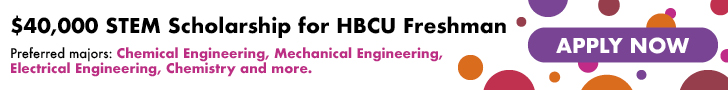 Your $40,000 STEM scholarship starts here. Apply by January 8, 2027.